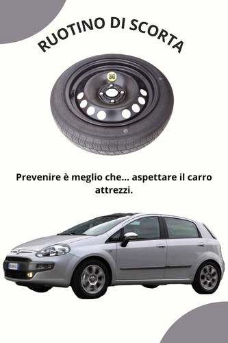 Ruotino scorta per fiat - ruotino, 15"