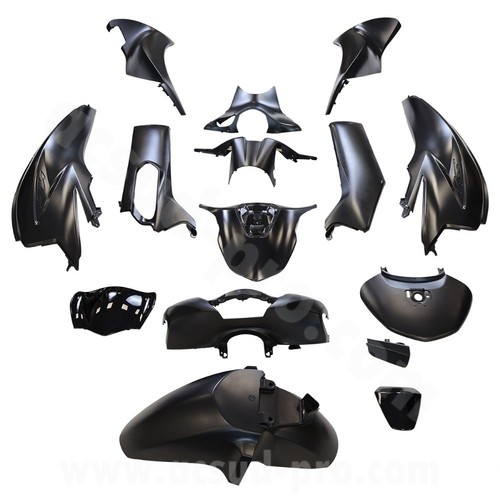 Kit carene plastiche nero - kit,