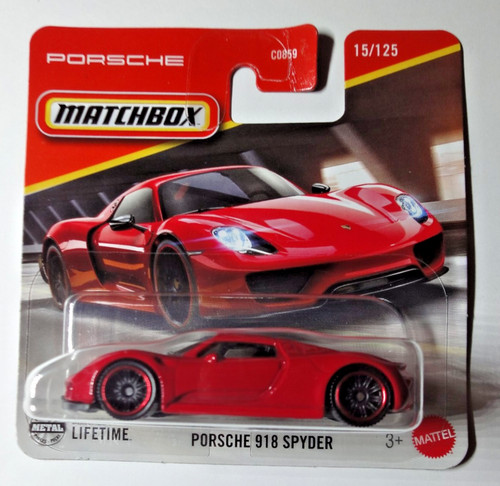 Matchbox porsche 918 spyder - porsche,