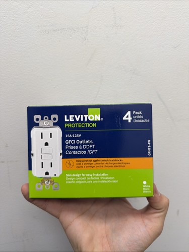 Leviton m42gfnt14w presa - leviton,
