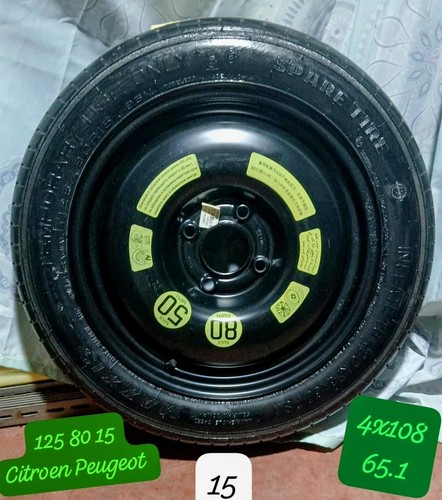 Ruotino scorta 125 15 - di,