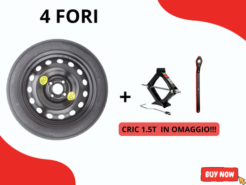 Ruotino scorta per fiat - di,